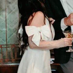 Bridal Sleeves with Bow